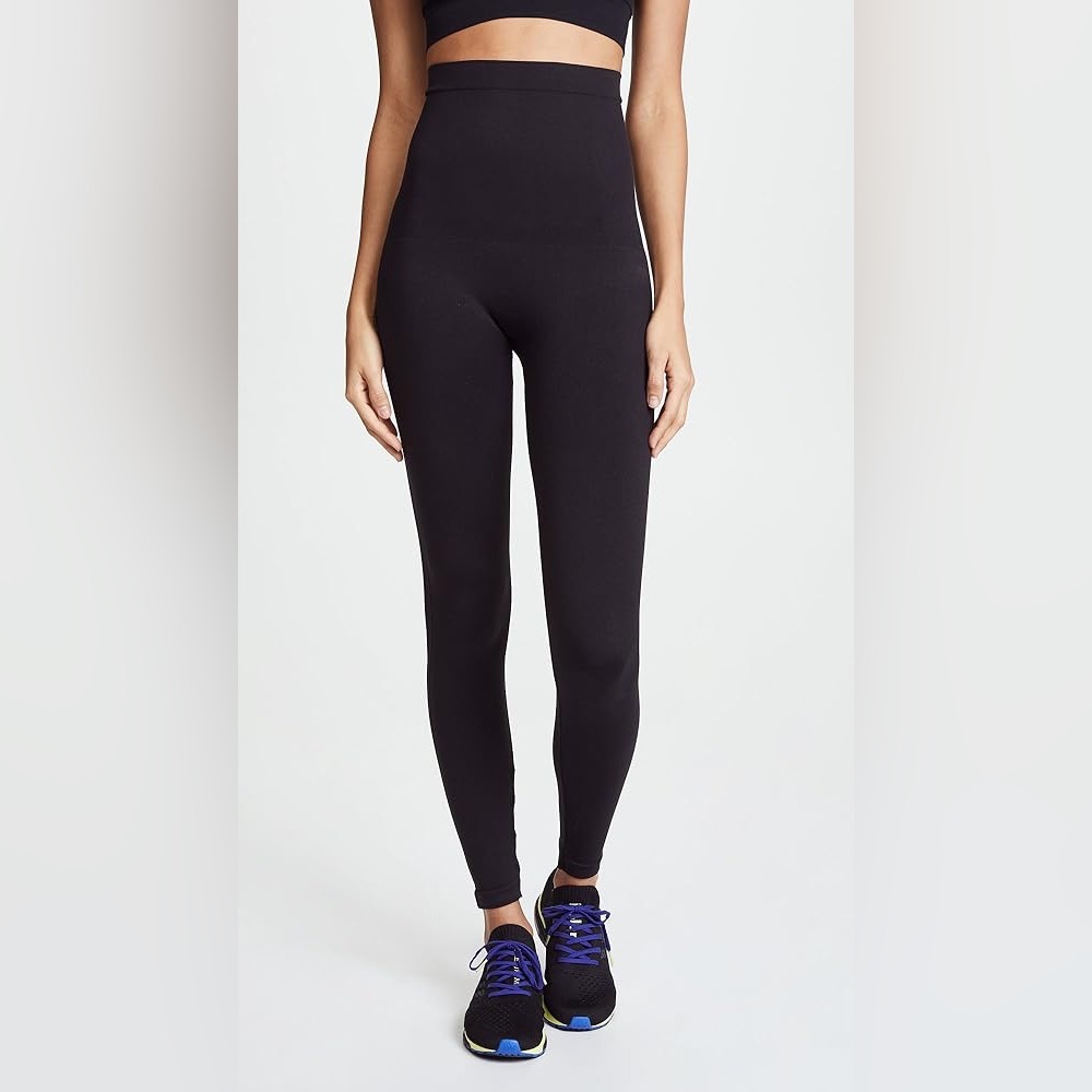 Spanx Look At Me Now High-Waisted Black Leggings Size XS NWT